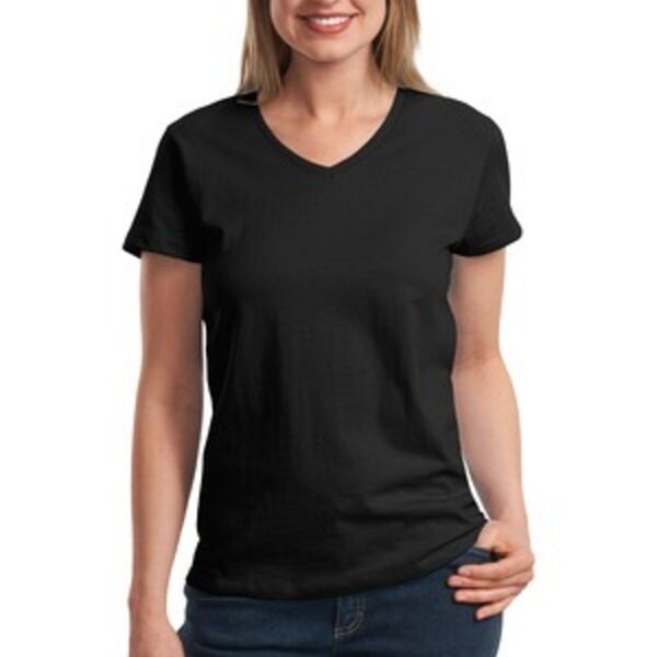 Ladies ComfortSoft &#174; V Neck Tee Thumbnail