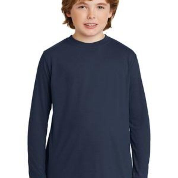 Youth Gildan Performance &#174; Long Sleeve T Shirt Thumbnail