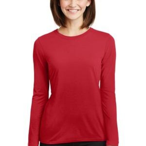 Ladies Gildan Performance &#174; Long Sleeve T Shirt Thumbnail