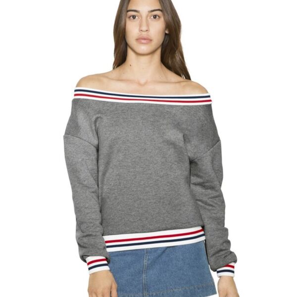 SEW N STITCHES - AMERICAN APPAREL  Women's Heavy Terry Sport Sweatshirt Thumbnail