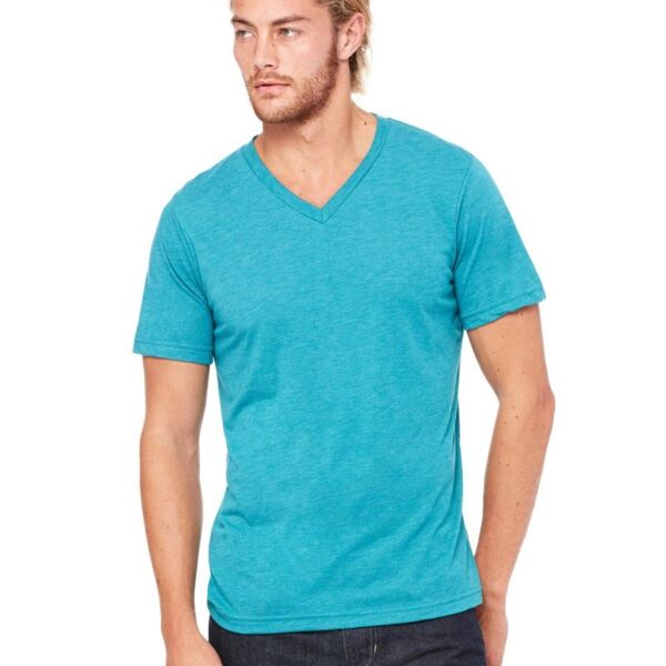 Sew N Stitches Unisex Triblend Short Sleeve V-Neck Tee Thumbnail