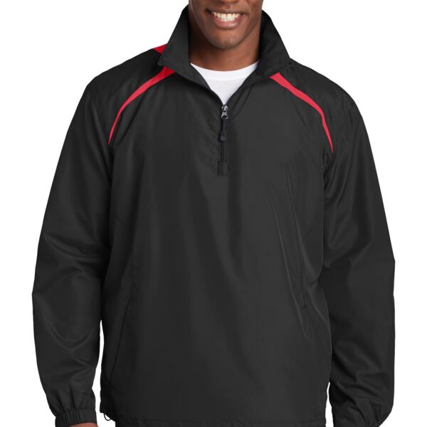 St Dominic High School 1/2 Zip Wind Shirt Thumbnail