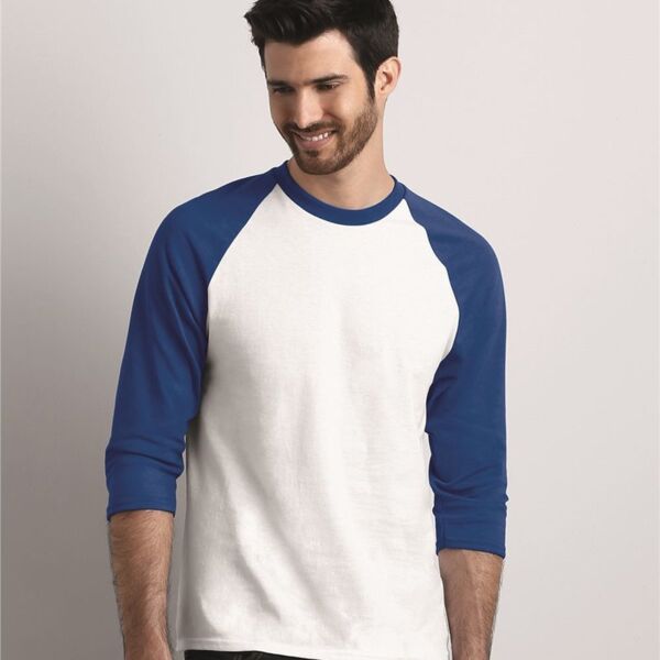 Sew N Stitches Heavy Cotton Three-Quarter Raglan Sleeve Baseball T-Shirt Thumbnail