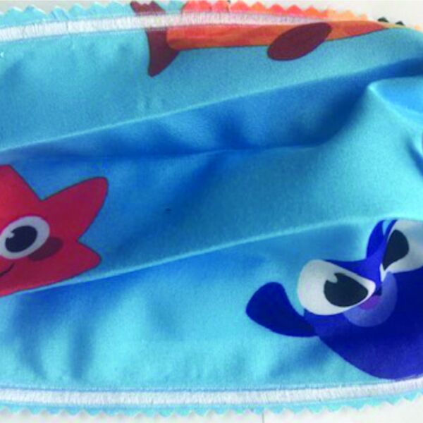 FACEMASK - NON-MEDICAL HOMEMADE MASK - BABY SHARK Thumbnail