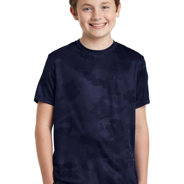 SEW N STITCHES - SPORT-TEK Youth CamoHex Tee Thumbnail