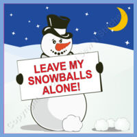 Leave My Snowballs Alone - Gildan ADULT Hoodie Design