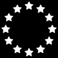 CIRCLE OF STARS LIKE DAVID ROSE - Next Level - Sueded Short Sleeve Crew Design