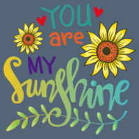 YOU ARE MY SUNSHINE - DISTRICT Women's Scorecard Crop Tee  Design