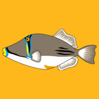 HUMU HUMU TRIGGERFISH - Sew N Stitches DryBlend ® 50 Cotton/50 Poly T Shirt Design