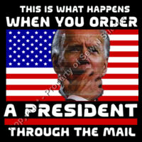 This is What Happens When You Order a President Through the Mail -  Sew N Stitches NEXT LEVEL Sueded Short Sleeve Crew Design