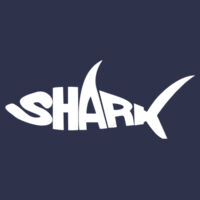 SHARK WORD ART - Sew N Stitches Youth DryBlend ® 50 Cotton/50 Poly T Shirt Design