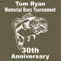 30th Anniversary Bass Tournament - long sleeve t-shirt Design