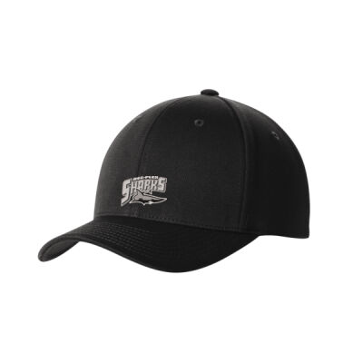 Sharks Sport-Tek® Flexfit® Cool & Dry Poly Block Mesh Cap Thumbnail