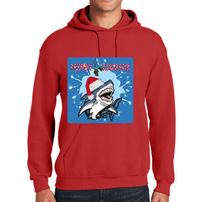 Merry KISSMAS Santa Shark under the Mistletoe Thumbnail