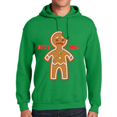 Ginger Bread Cookie Bite Me! Gildan ADULT Hoodie Thumbnail