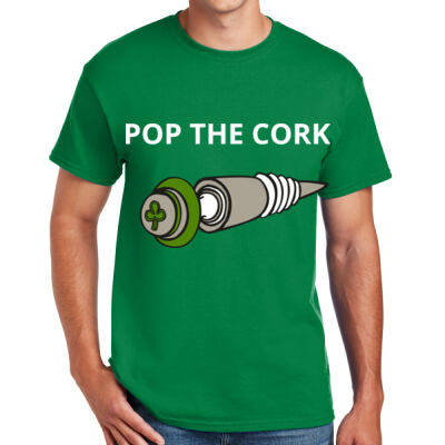 POP THE CORK - GILDAN DRYBLEND T-SHIRT Thumbnail