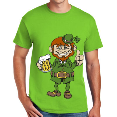 LEPRECHAUN HOLDING BEER - Gildan® - DRYBLEND Thumbnail