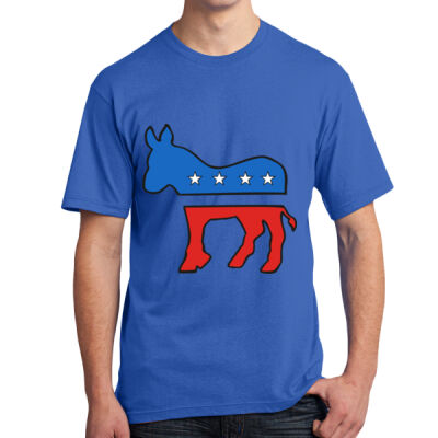 DEMOCRATIC SYMBOL 3 - Port & Company® All-American Tee Thumbnail