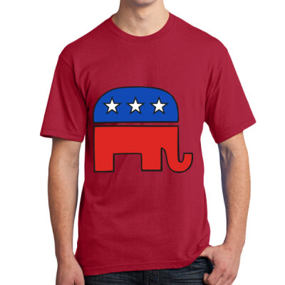 REPUBLICAN SYMBOL 3 - Port & Company® All-American Tee Thumbnail