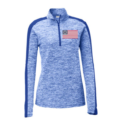 BETSY ROSS FLAG - 1/4 ZIP LADIES Thumbnail