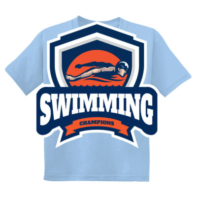 SWIMMING Youth DryBlend ® 50 Cotton/50 Poly T Shirt Thumbnail