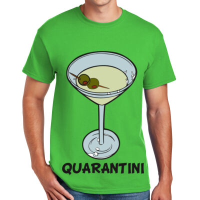 QUARANTINI - DryBlend ® 50 Cotton/50 Poly T Shirt  Thumbnail