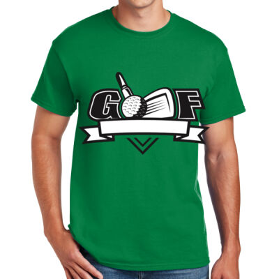 GOLF LOGO 1 - DryBlend ® 50 Cotton/50 Poly T Shirt  Thumbnail