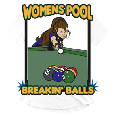 WOMEN'S POOL BREAKING BALLS - Boxercraft - Women’s Cage Front T-Shirt Thumbnail