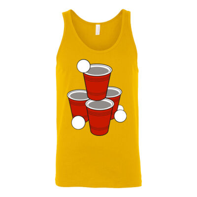 BEER PONG - Unisex Jersey Tank - 3480 Thumbnail