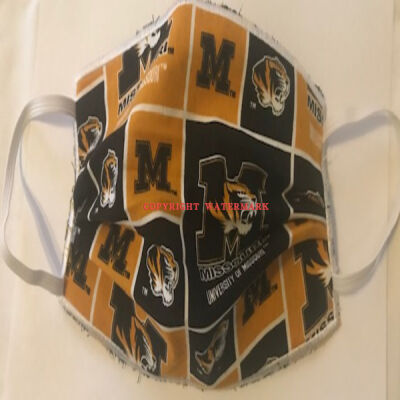 YOUTH FACEMASK - NON MEDICAL GRADE HOMEMADE MASK - MIZZOU Thumbnail