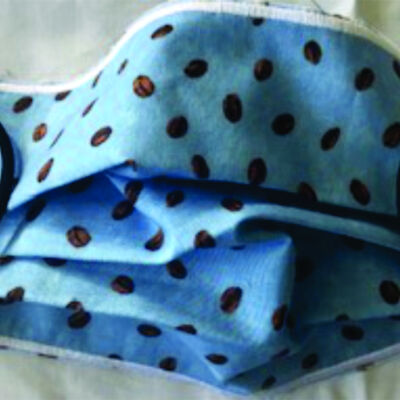 FACEMASK - NON-MEDICAL HOMEMADE MASK - COFFEE/HOT COCOA Thumbnail