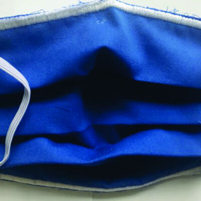 YOUTH FACEMASK - NON-MEDICAL HOMEMADE MASK - BLUE Thumbnail