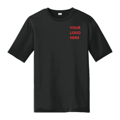 YOUR LOGO HERE CUSTOM SHIRTS DESIGNED - PosiCharge ® Tough Tee ™  Thumbnail