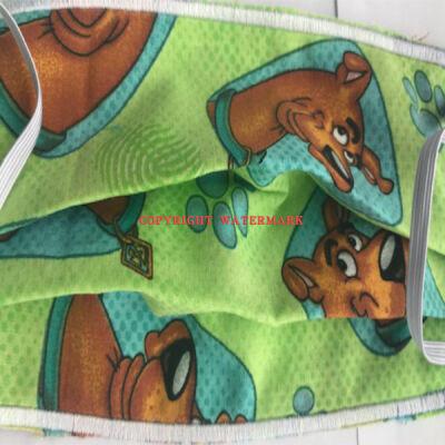 FACEMASK - NON-MEDICAL RATED HOMEMADE MASK - SCOOBY DOO Thumbnail