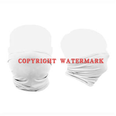 SEW N STITCHES Badger - Performance Gaiter Activity Mask (L/XL) only WHITE Thumbnail