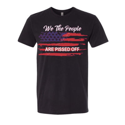 WE THE PEOPLE are are Pissed Off - Unisex Sueded Crew T-shirt Thumbnail