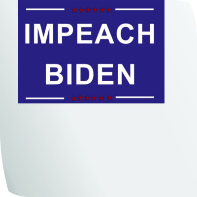 IMPEACH BIDEN BANNER PERMANENT SELF ADHESIVE BACKING Thumbnail
