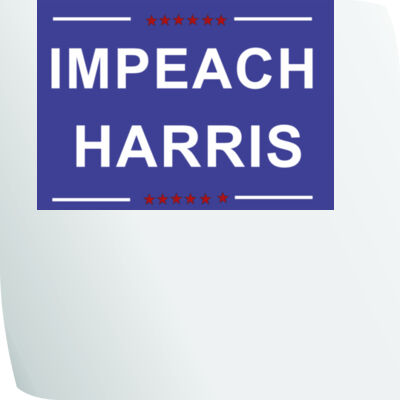 IMPEACH HARRIS BANNER 52INCH WIDE BY 34 INCH TALL WITH GROMMETS Thumbnail