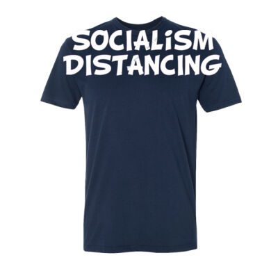 SOCIALism DISTANCING - Sew N Stitches Sueded Short Sleeve Crew Thumbnail