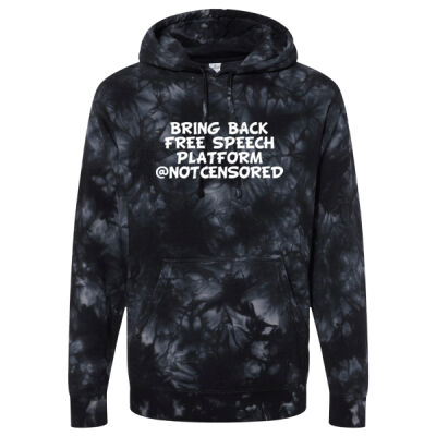 @NOTCENSORED -Independent Trading Co. Midweight Tie-Dyed Hooded Sweatshirt 2 Thumbnail