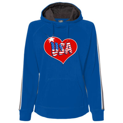 Sew N Stitches - J. America Women's Rival Fleece Hooded Sweatshirt 2 2 Thumbnail