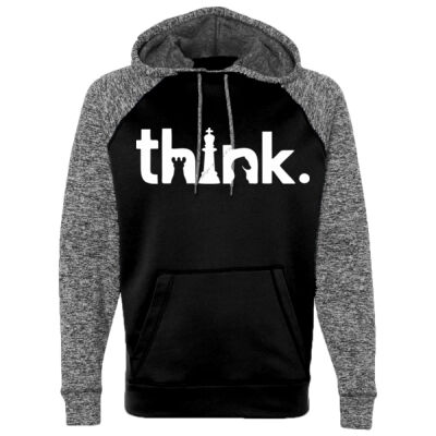 THINK CHESS J AMERICA Colorblocked Cosmic Fleece Hooded Sweatshirt  Thumbnail
