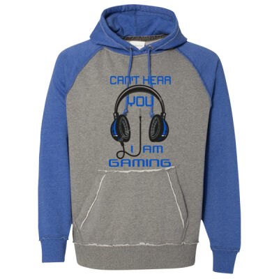 Can't hear you I am Gaming - J AMERICA Vintage Heather Hooded Sweatshirt Thumbnail