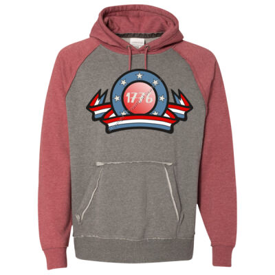 1776 FADED - J AMERICA Vintage Heather Hooded Sweatshirt  Thumbnail
