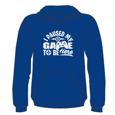 I PAUSED MY GAME TO BE HERE -  ADIDAS Lightweight Hooded Sweatshirt Thumbnail