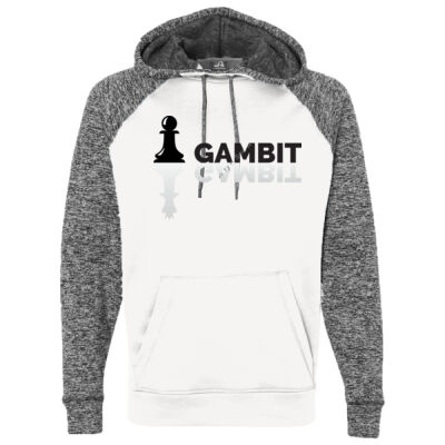 QUEEN'S GAMBIT- J AMERICA Colorblocked Cosmic Fleece Hooded Sweatshirt  Thumbnail