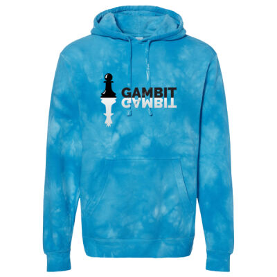 QUEEN'S GAMBIT - Independent Trading Co. - Midweight Tie-Dyed Hooded Sweatshirt Thumbnail