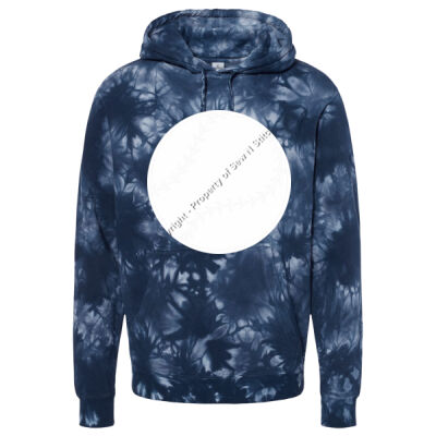 LARGE BASEBALL LIEKE DAVID ROSE SHIRT- Independent Trading Co. Midweight Tie-Dyed Hooded Sweatshirt  3 Thumbnail