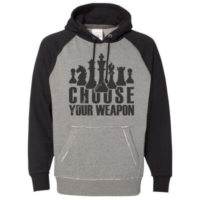 CHOOSE YOUR WEAPON CHESS SET IN BLACK -  J AMERICA Vintage Heather Hooded Sweatshirt  Thumbnail