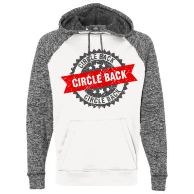 CIRCLE BACK PSAKI - J AMERICA  Colorblocked Cosmic Fleece Hooded Sweatshirt Thumbnail